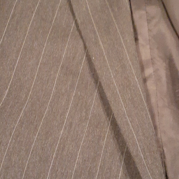 Men Pin Striped Suit by Jo's A Banks  46 R - Picture 2 of 11